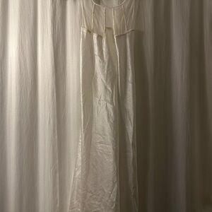 Elegant Victoria Secret White Maxi Dress